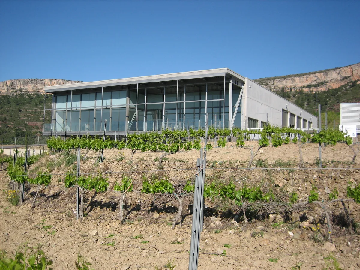 The winery building