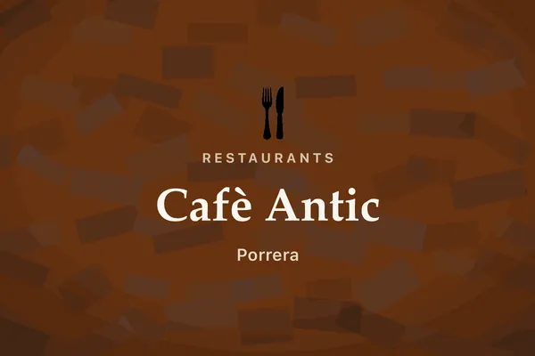 Cafè Antic — Café, Porrera, Priorat