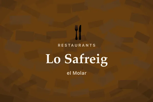 Lo Safreig — Traditional, el Molar, Priorat