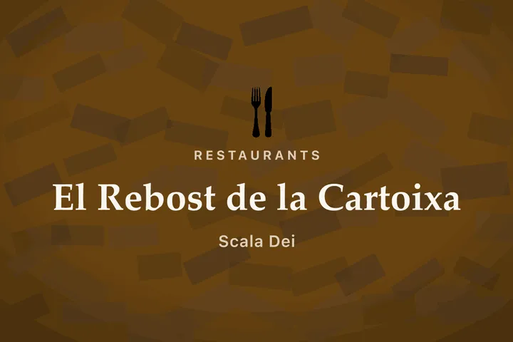 El Rebost de la Cartoixa — Cuina rural, Scala Dei, el Priorat