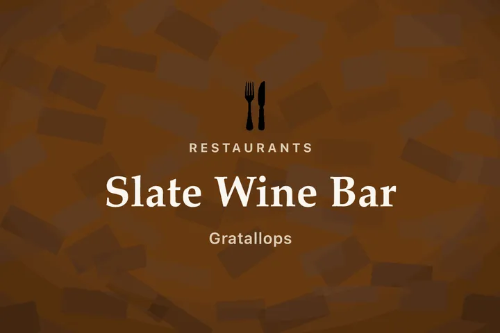Slate Wine Bar — Restaurant de celler, Gratallops, el Priorat